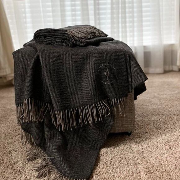 Mongolian 100% WOOL Blanket Throw - Picture 5 of 6